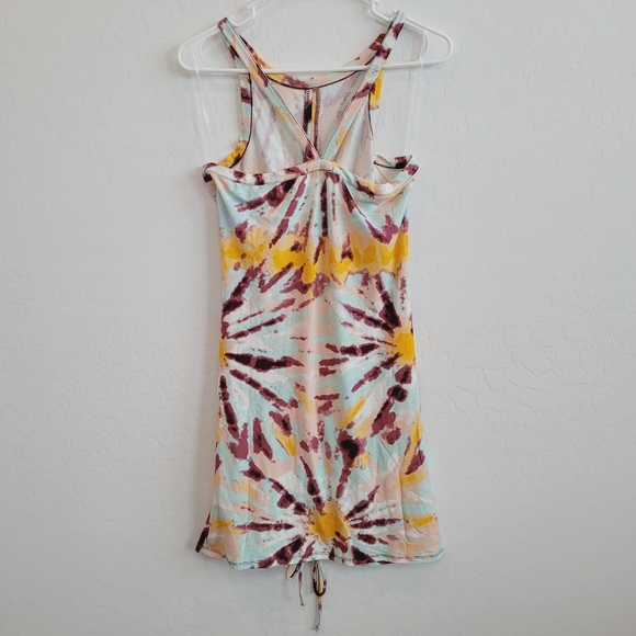 NWOT Derek Heart Tie Dye Sleeveless Mini Dress Women's Size Large - Picture 7 of 12